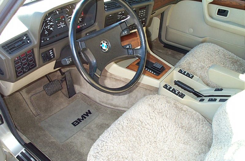 BMW 735iA, Bj. 1985 USA, Bronzitbeige-metallic, elektr. Sitze mit Memory fr den Fahrersitz